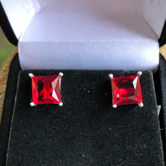 PADPARADSCHA STUDS - Picture 4 of 7